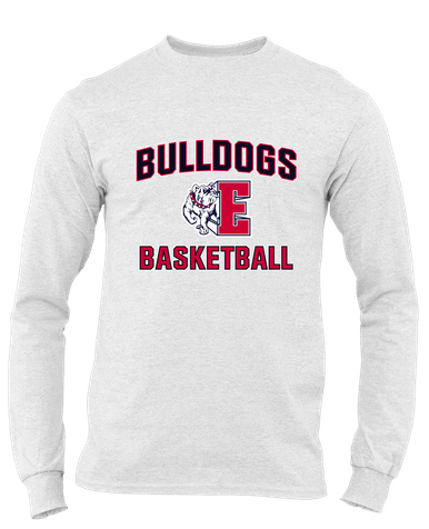 Ellensburg Bulldogs Basketball #1 Men's LS T-Shirt
