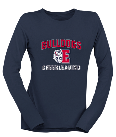 Ellensburg Bulldogs Cheerleading Women's LS T-Shirt