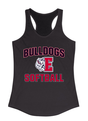 Ellensburg Bulldogs Softball #1 Women's Tank Top