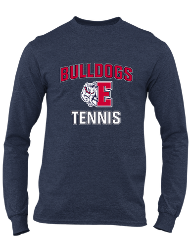 Ellensburg Bulldogs Tennis Men's LS T-Shirt