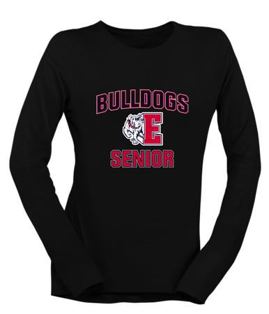 Ellensburg Bulldogs Senior #1 Women's LS T-Shirt