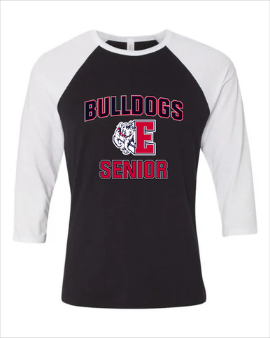 Ellensburg Bulldogs Senior #1 Women's Baseball T-Shirt