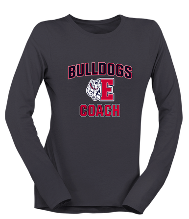 Ellensburg Bulldogs Coach Women's Premium LS T-Shirt