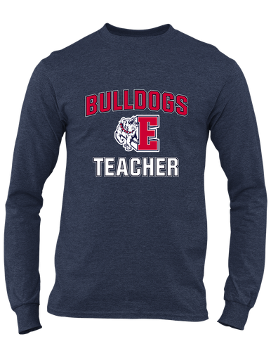 Ellensburg Bulldogs Teacher Men's LS T-Shirt