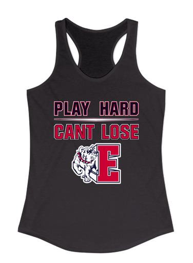 Ellensburg Bulldogs Play Hard, Can't Lose Women's Tank Top