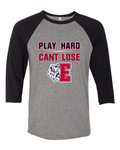 Ellensburg Bulldogs Play Hard, Can't Lose Men's Baseball T-Shirt