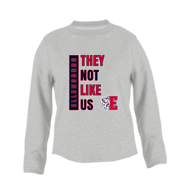 Ellensburg Bulldogs They Not Like Us #1 Women's Sweatshirt