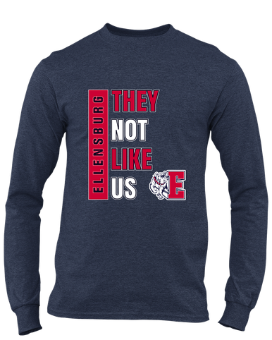 Ellensburg Bulldogs They Not Like Us #1 Men's Premium LS T-Shirt