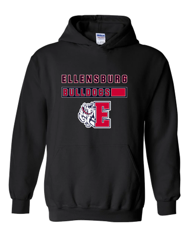 Ellensburg Bulldogs Mascot #7 Men's Hoodie