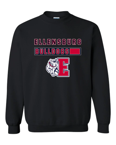 Ellensburg Bulldogs Mascot #7 Men's Sweatshirt