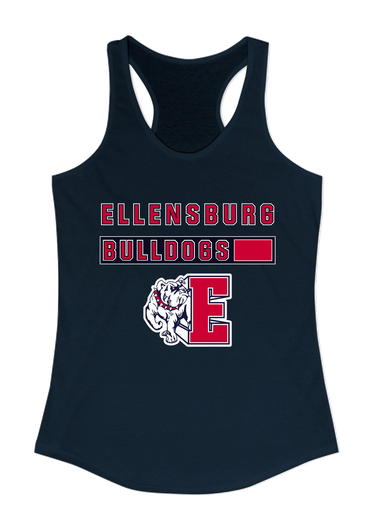 Ellensburg Bulldogs Mascot #7 Women's Tank Top