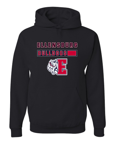 Ellensburg Bulldogs Mascot #7 Men's Premium Hoodie