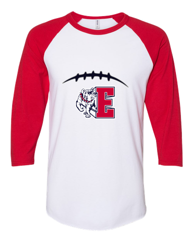 Ellensburg Bulldogs Football #2 Women's Baseball T-Shirt