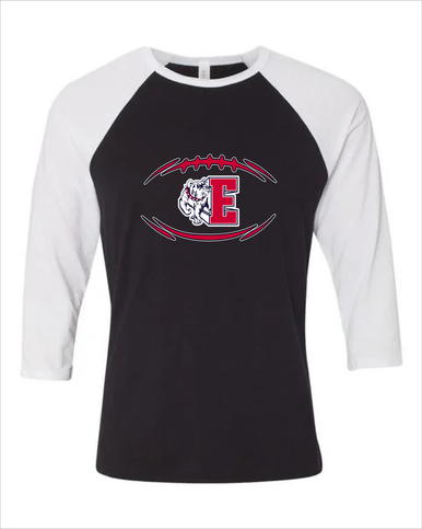 Ellensburg Bulldogs Football #3 Women's Baseball T-Shirt