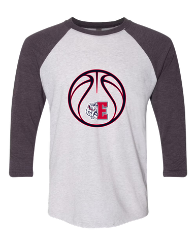 Ellensburg Bulldogs Basketball #2 Women's Baseball T-Shirt