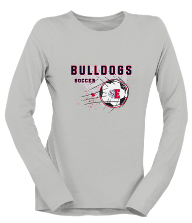 Ellensburg Bulldogs Soccer #2 Women's Premium LS T-Shirt