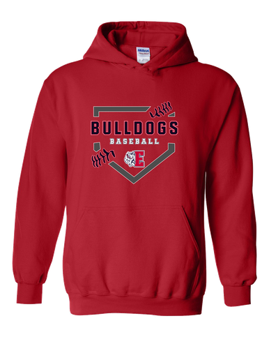 Ellensburg Bulldogs Baseball #2 Men's Hoodie