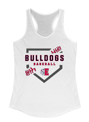 Ellensburg Bulldogs Baseball #2 Women's Tank Top