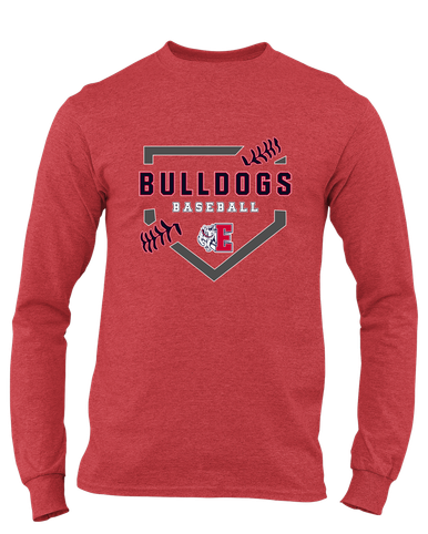 Ellensburg Bulldogs Baseball #2 Men's Premium LS T-Shirt