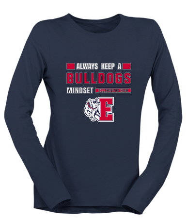 Ellensburg Bulldogs Mindset Women's Premium LS T-Shirt