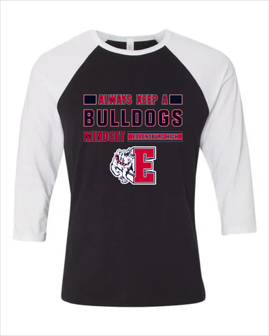 Ellensburg Bulldogs Mindset Men's Baseball T-Shirt