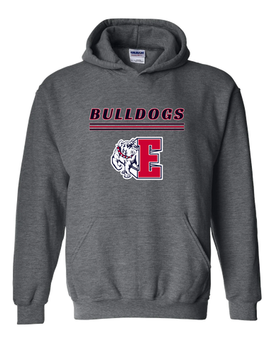 Ellensburg Bulldogs Mascot #8 Men's Hoodie