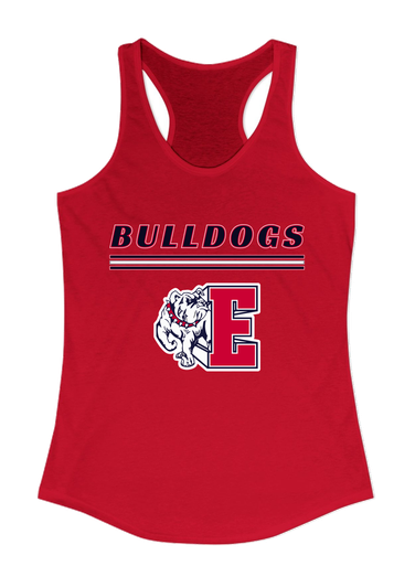 Ellensburg Bulldogs Mascot #8 Women's Tank Top