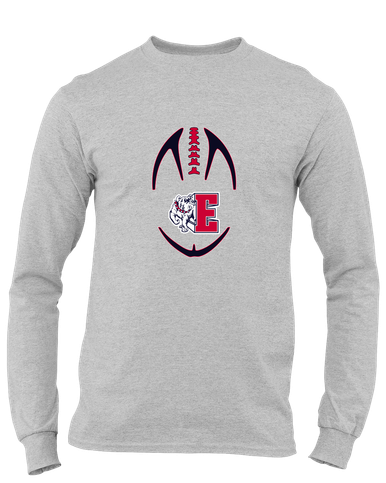Ellensburg Bulldogs Football #4 Men's LS T-Shirt