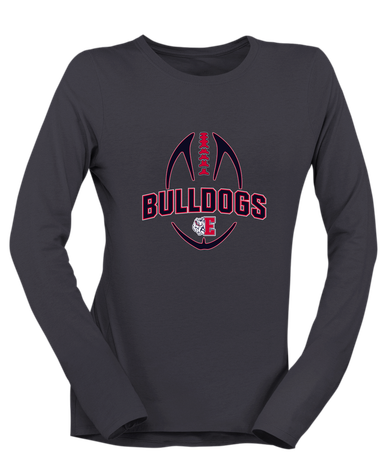 Ellensburg Bulldogs Football #5 Women's LS T-Shirt