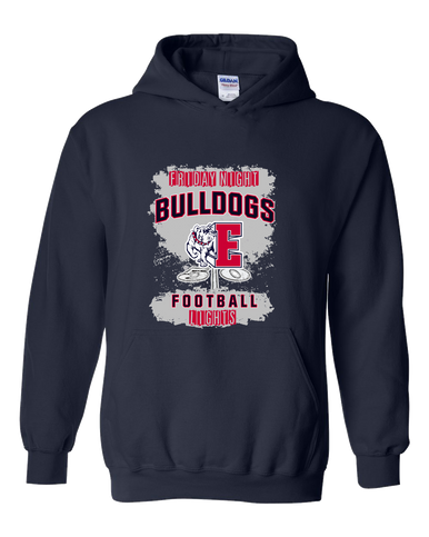 Ellensburg Bulldogs Football #6 Men's Hoodie