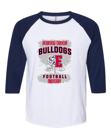 Ellensburg Bulldogs Football #6 Men's Baseball T-Shirt