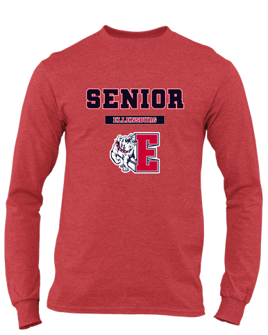 Ellensburg Bulldogs Senior #2 Men's LS T-Shirt