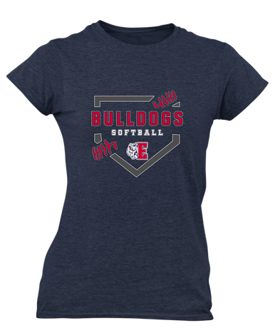Ellensburg Bulldogs Softball #2 Women's SS T-Shirt