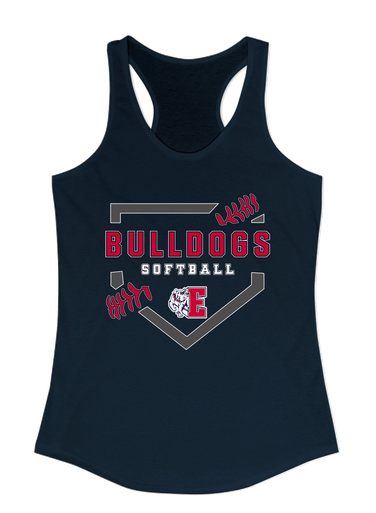 Ellensburg Bulldogs Softball #2 Women's Tank Top