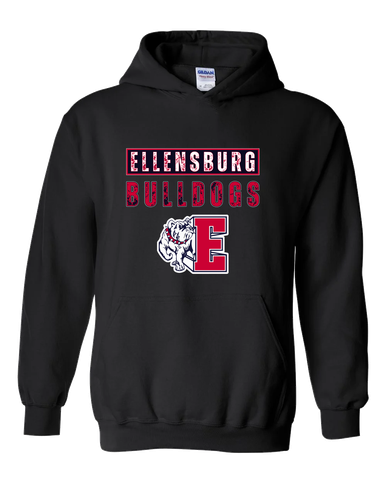 Ellensburg Bulldogs Mascot #9 Men's Hoodie