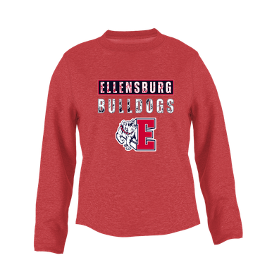 Ellensburg Bulldogs Mascot #9 Women's Sweatshirt