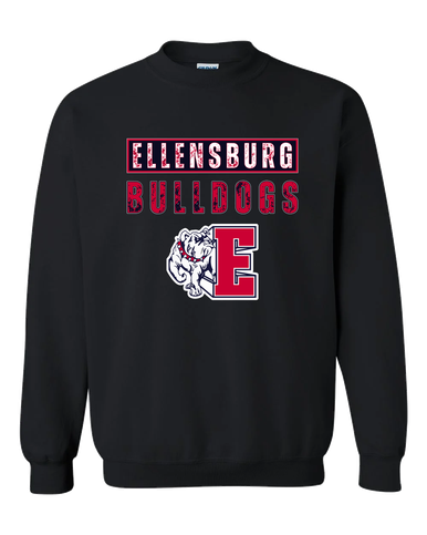 Ellensburg Bulldogs Mascot #9 Men's Sweatshirt