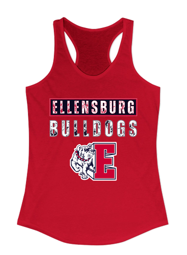 Ellensburg Bulldogs Mascot #9 Women's Tank Top