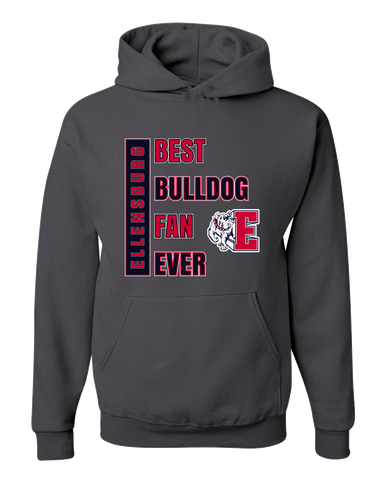 Ellensburg Bulldogs Best Bulldog Fan Men's Premium Hoodie
