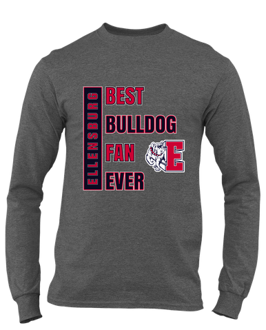Ellensburg Bulldogs Best Bulldog Fan Men's Premium LS T-Shirt