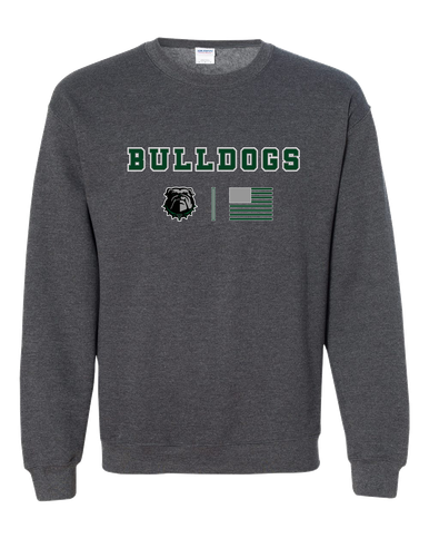 Trimble Bulldogs Team Colors Flag Men's Sweatshirt