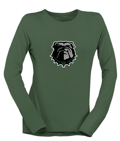Trimble Bulldogs Mascot #1 Women's Premium LS T-Shirt
