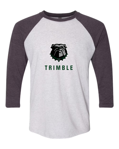 Trimble Bulldogs Mascot #2 Women's Baseball T-Shirt