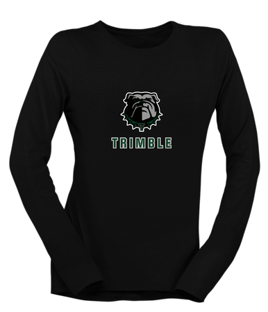 Trimble Bulldogs Mascot #2 Women's Premium LS T-Shirt