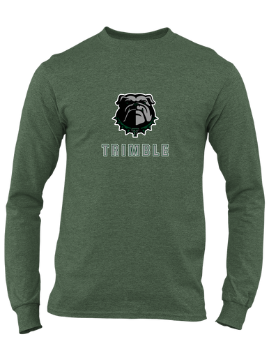 Trimble Bulldogs Mascot #2 Men's LS T-Shirt