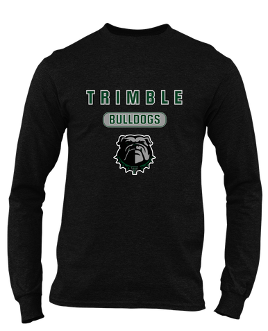 Trimble Bulldogs Mascot #3 Men's LS T-Shirt