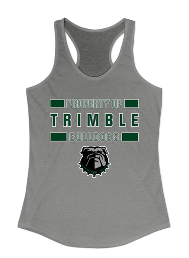 Trimble Bulldogs Property Of Women's Tank Top