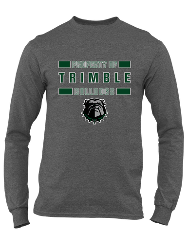 Trimble Bulldogs Property Of Men's LS T-Shirt