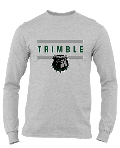 Trimble Bulldogs Mascot #4 Men's Premium LS T-Shirt