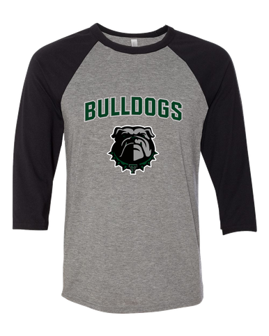 Trimble Bulldogs Mascot #6 Women's Baseball T-Shirt